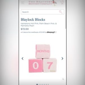 Beaufort Bonnet Milestone Blocks